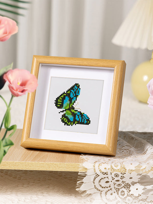 Set mit 9 Mini-Diamond Painting – Schmetterlinge
