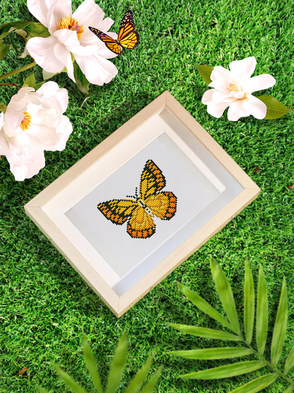 Set mit 12 Mini-Diamond Painting – Schmetterlinge 2