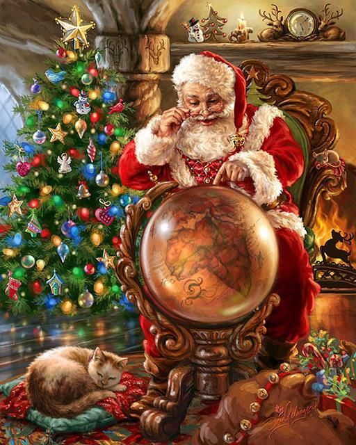 Christmas Santa Claus Cross Stitch PIX-237